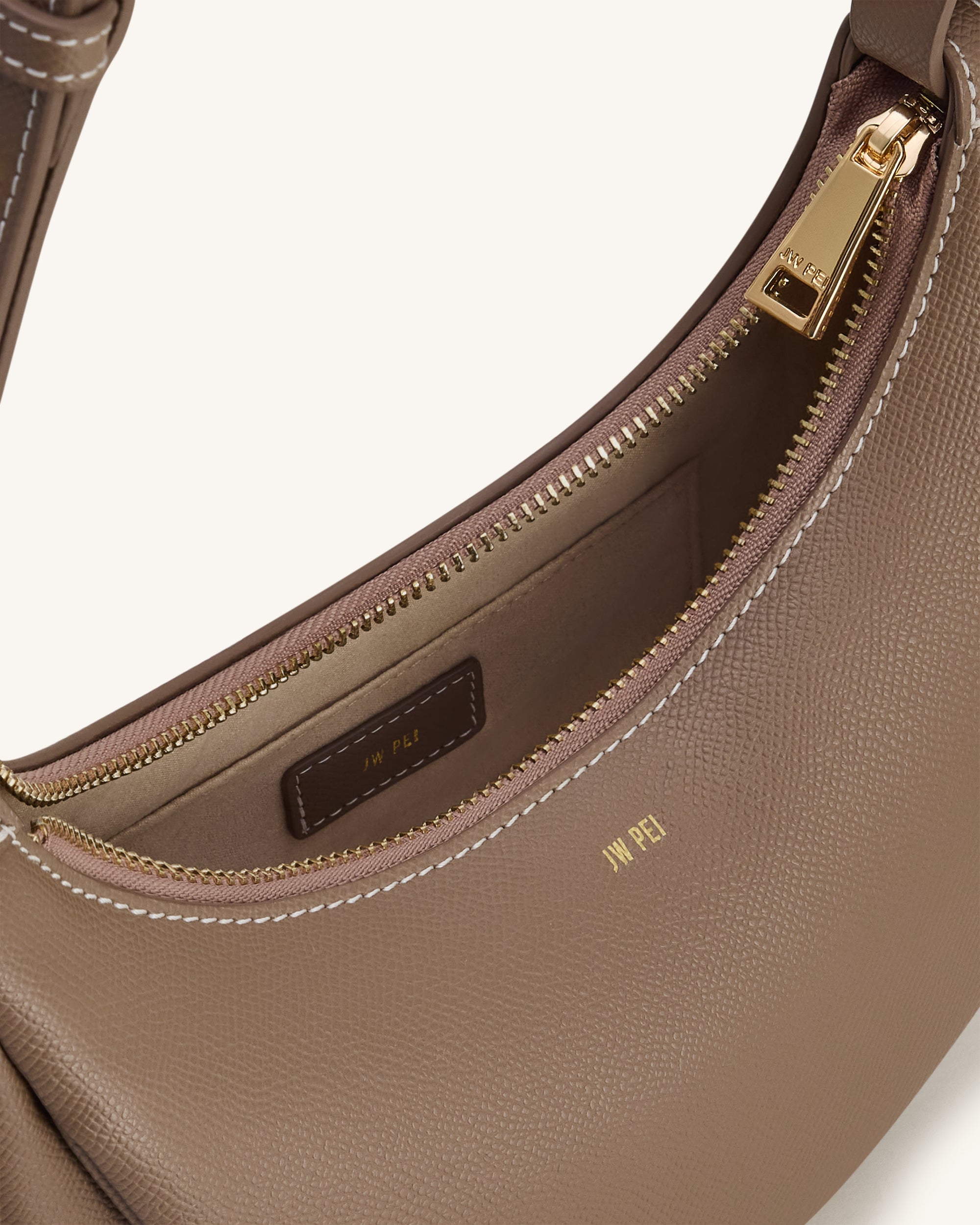 Sharon Crossbody Bag - Taupe - Image 4