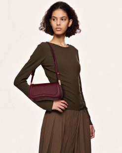 Alternative view of Joy Shoulder Bag - Deep Claret