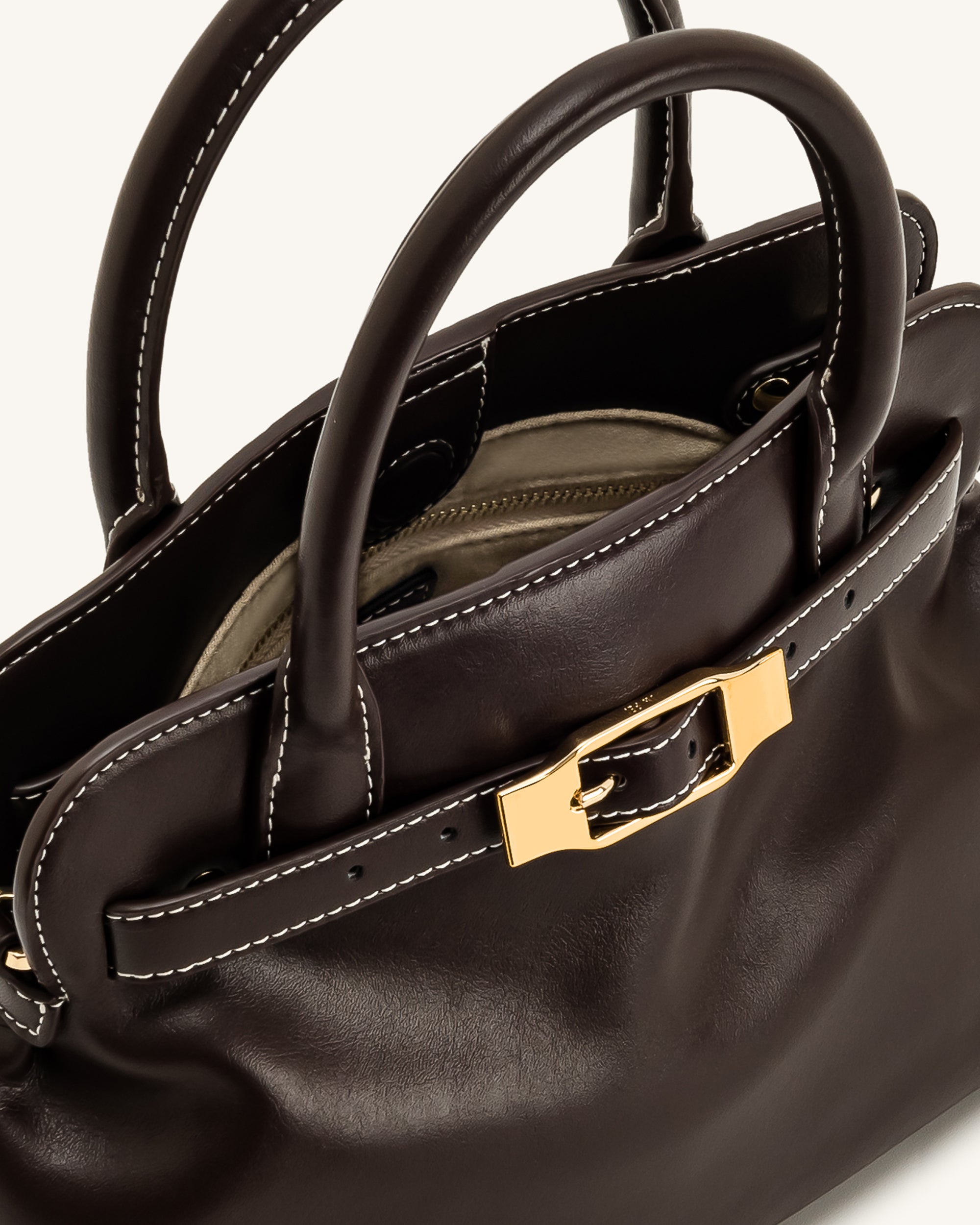 Mia Tote Bag - Dark Brown - Image 4