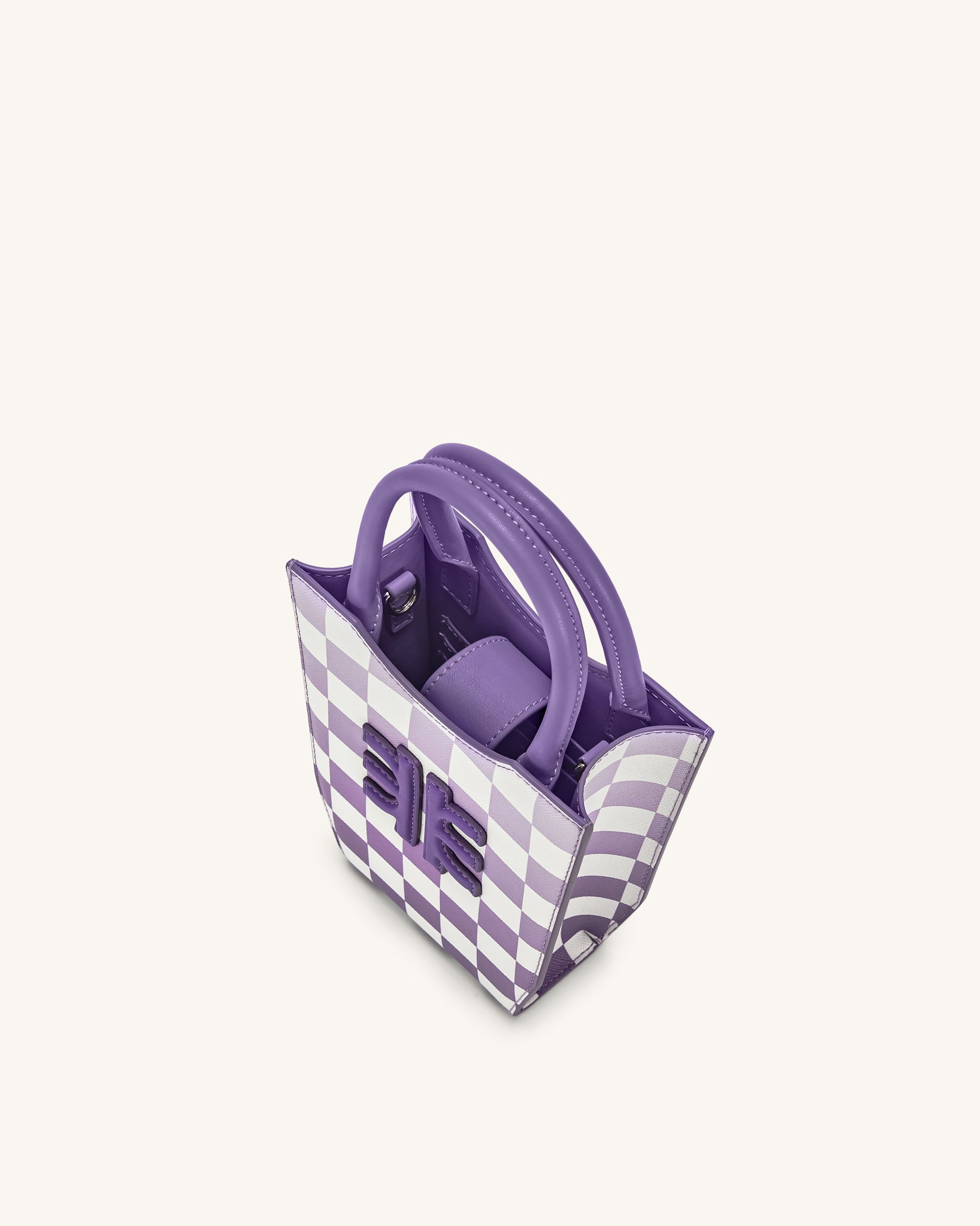 FEI Gradient Checkerboard Phone Bag - Purple - Image 2