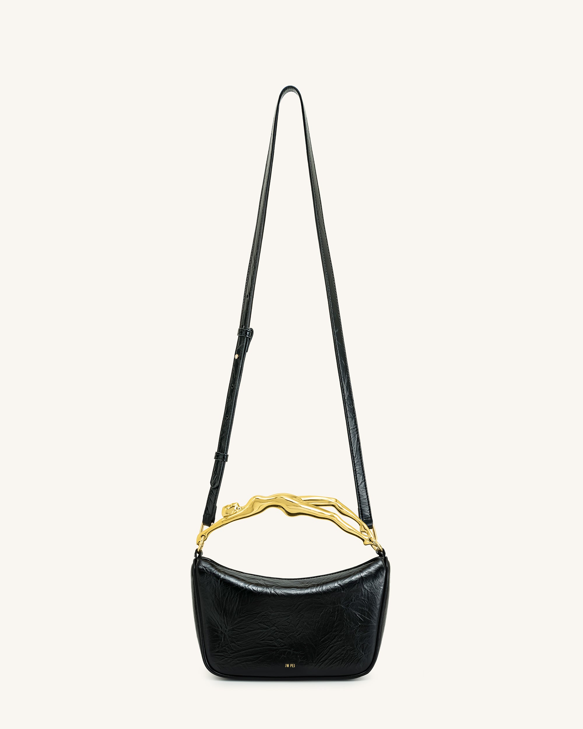 Jenny Human-shaped Handle Handbag - Black - Image 2
