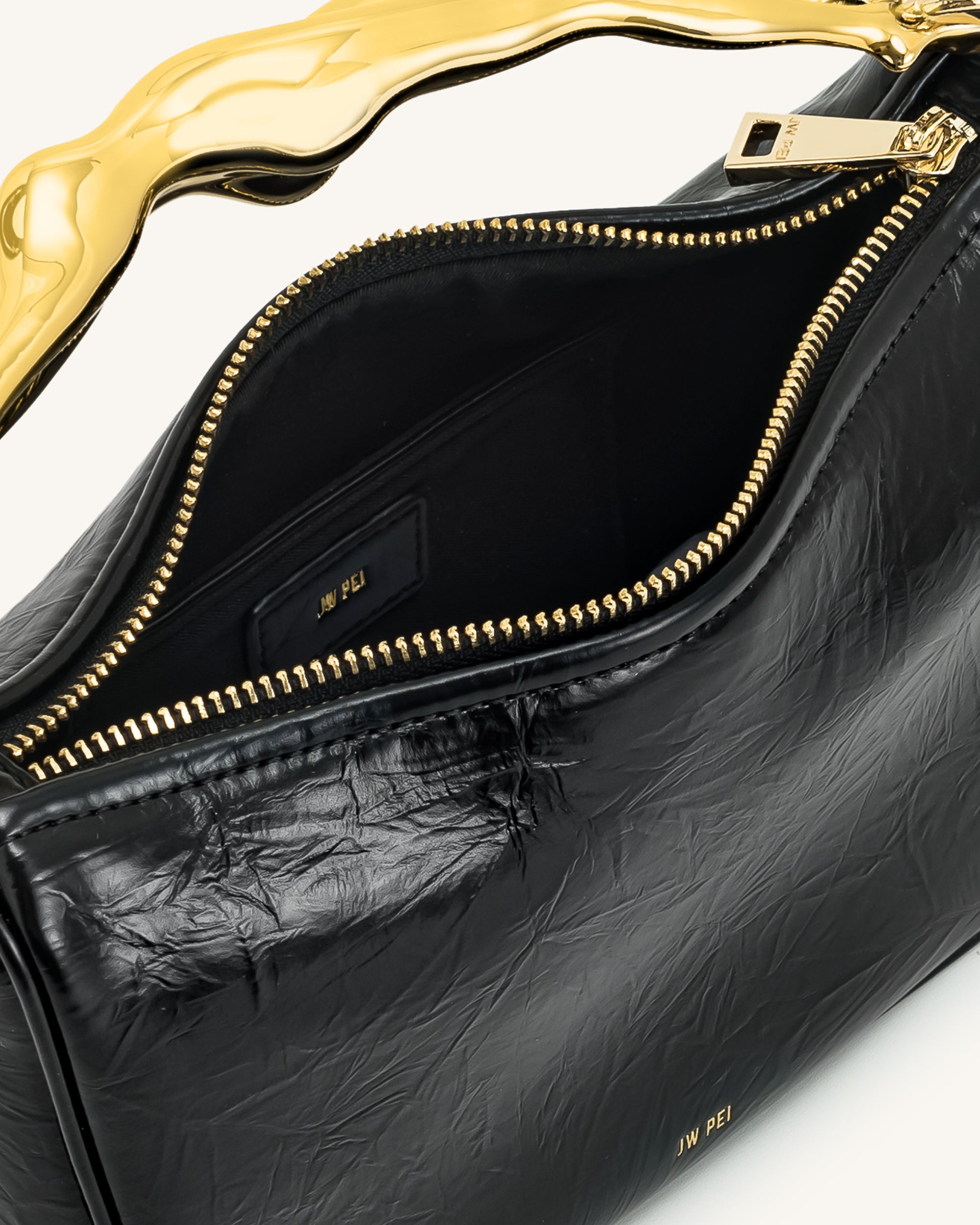 Jenny Human-shaped Handle Handbag - Black - Image 5