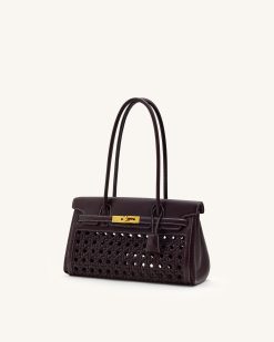 Alternative view of Yara Shoulder Bag - Dark Red
