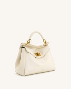 Alternative view of Lucia Classic Top Handbag - White