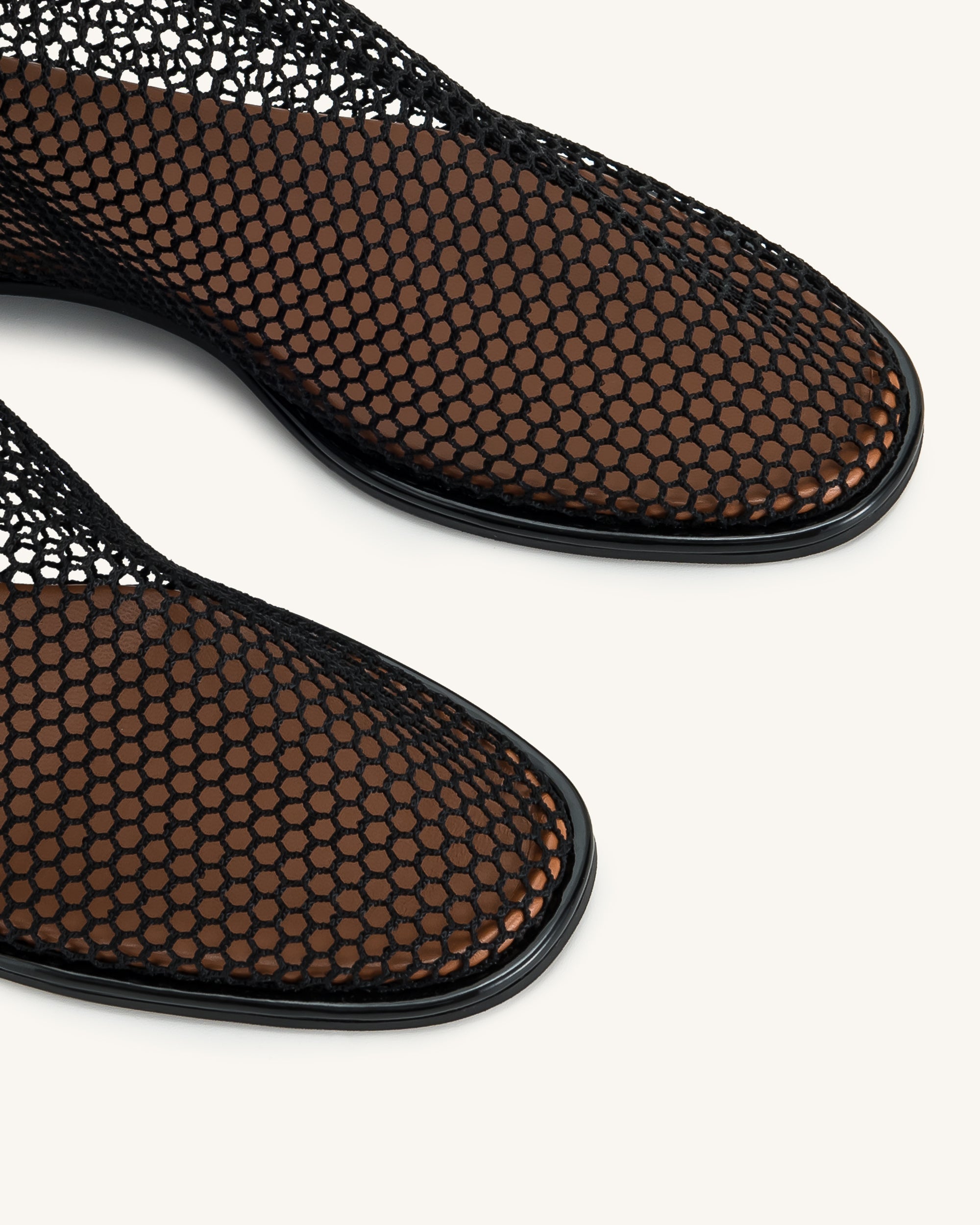 Sophia Mesh Boots - Black - Image 4