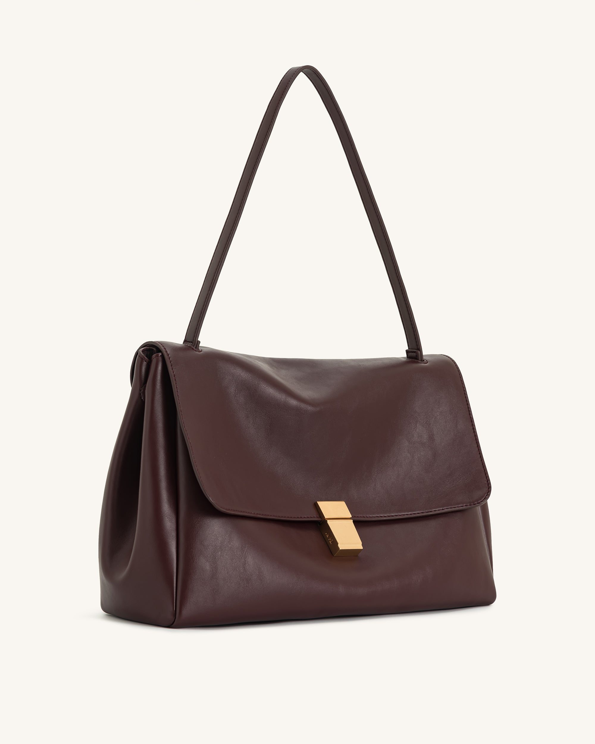 Hilary Shoulder Bag - Deep Burgundy - Image 2