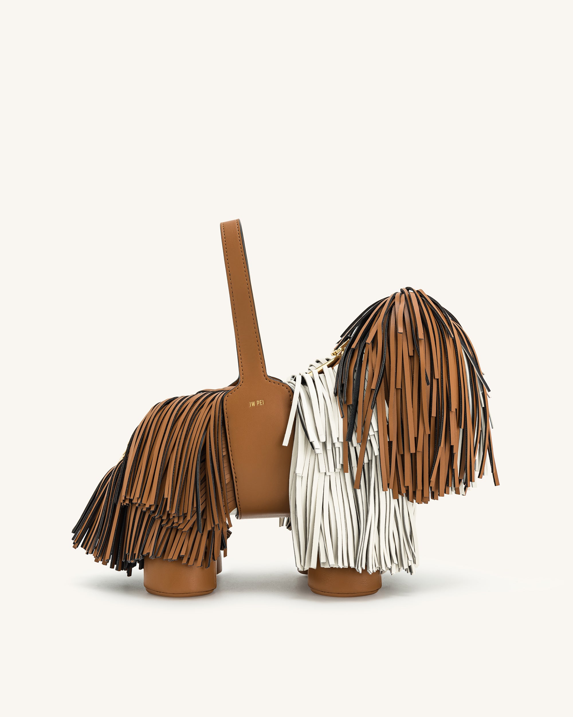 Nita Puppy Shape Handbag - Brown - Image 3