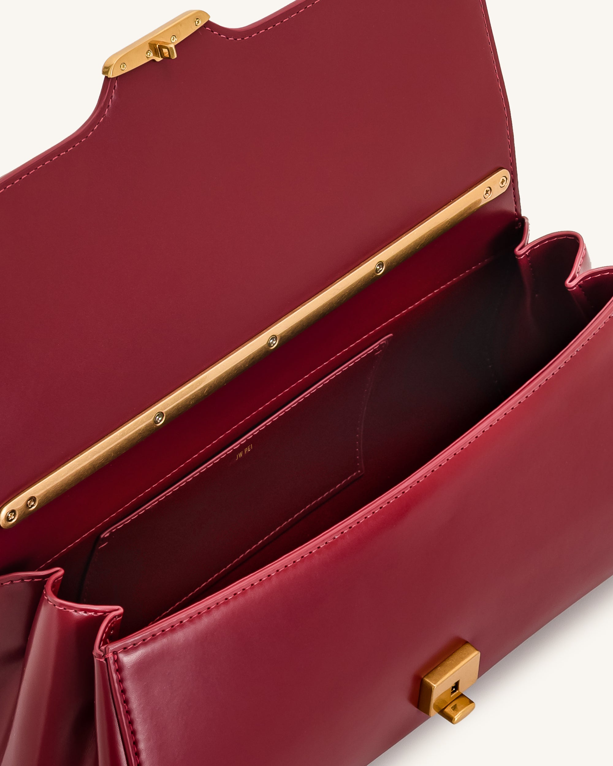 Eloise Shoulder Bag - Burgundy - Image 4