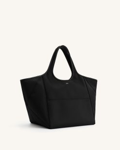 Alternative view of Eliana Nylon Tote Bag - Black