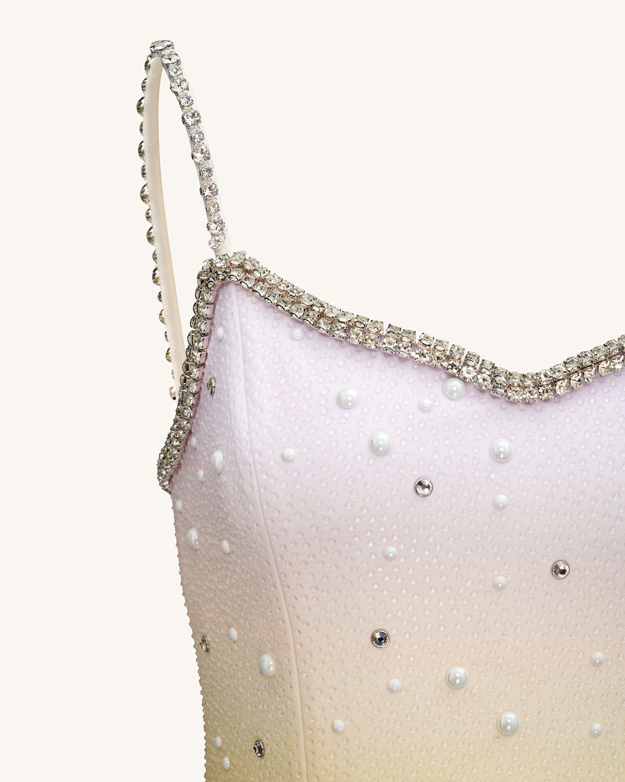Sophia Crystal Embellished Mini Dress - Multicolor - Image 6