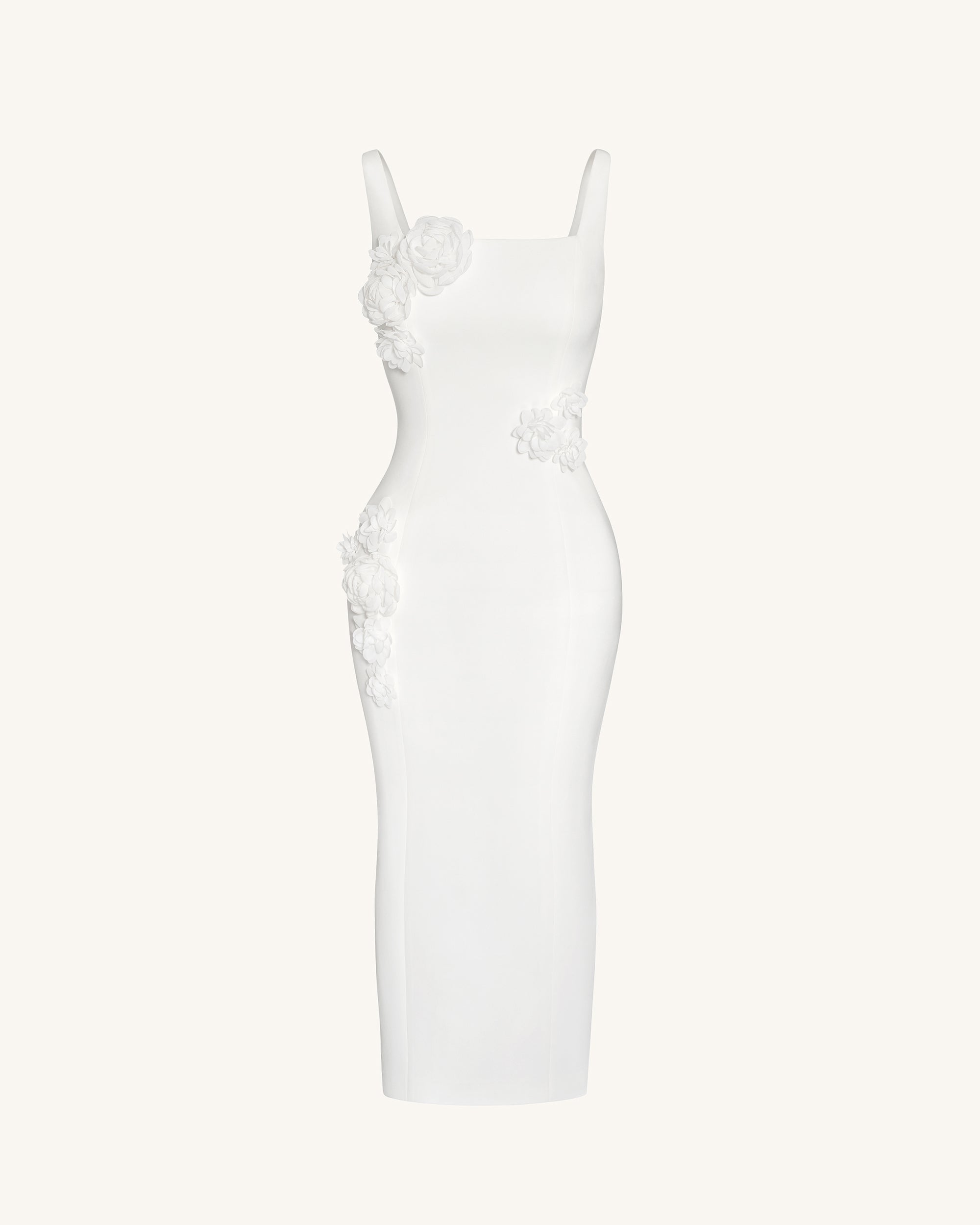 Garden Grace Sheath Dress - White - Image 4