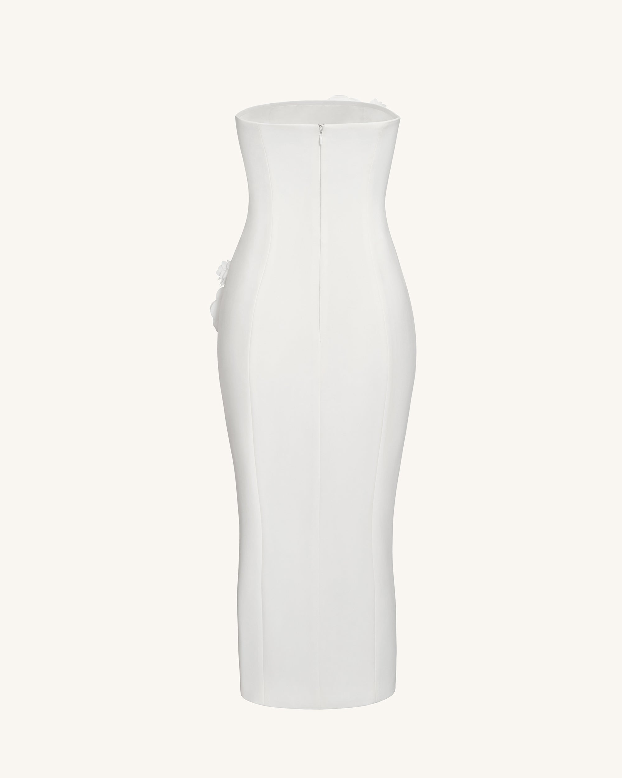 Petal Perfection Cocktail Dress - White - Image 6