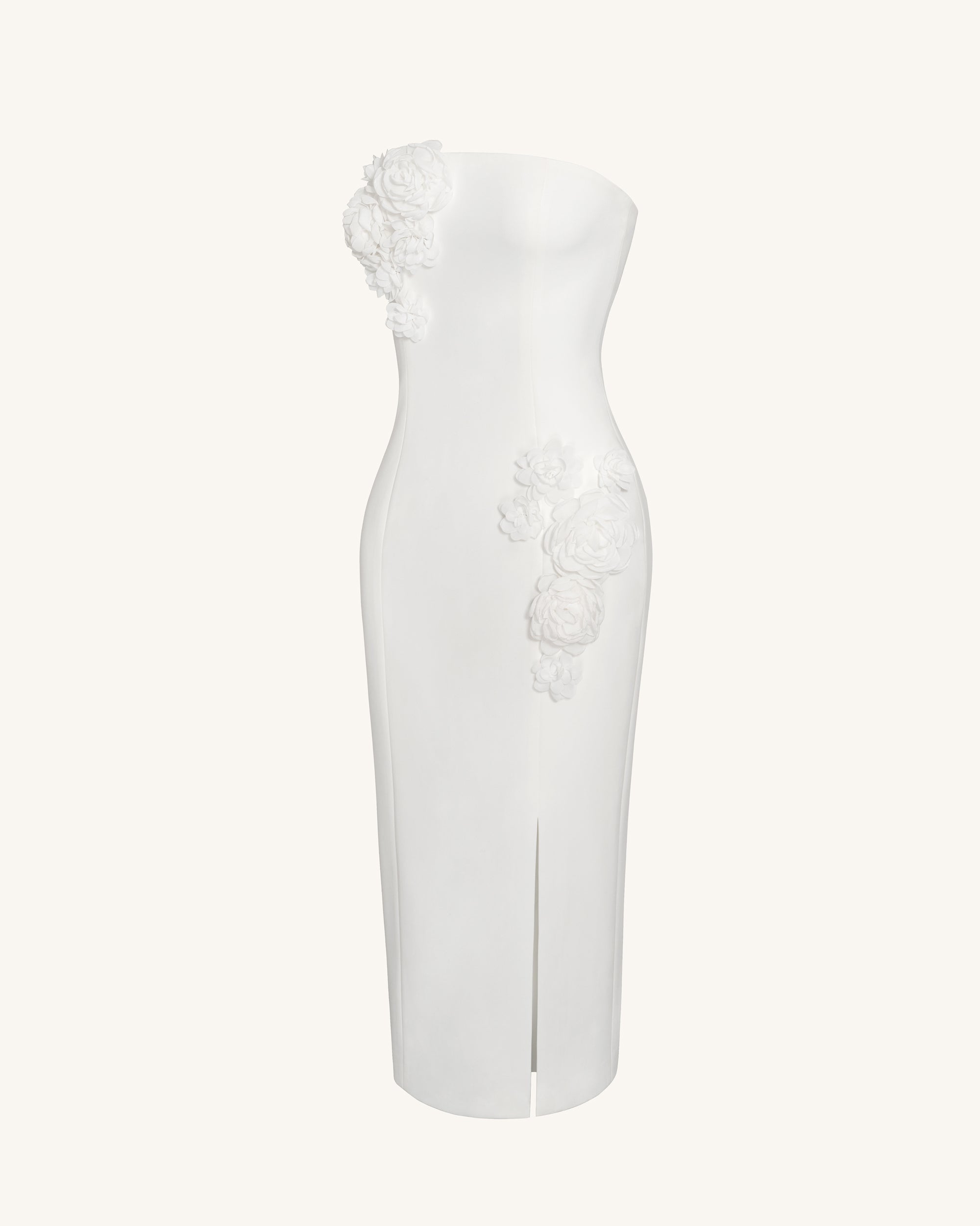 Petal Perfection Cocktail Dress - White - Image 5