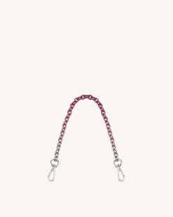 Alternative view of Isla Gradient Chain Strap - Purple