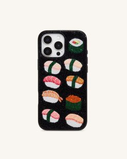 Alternative view of Sushi Phone Case - Multicolor Black