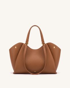 Alternative view of Virelia Double Handle Tote Bag - Cognac