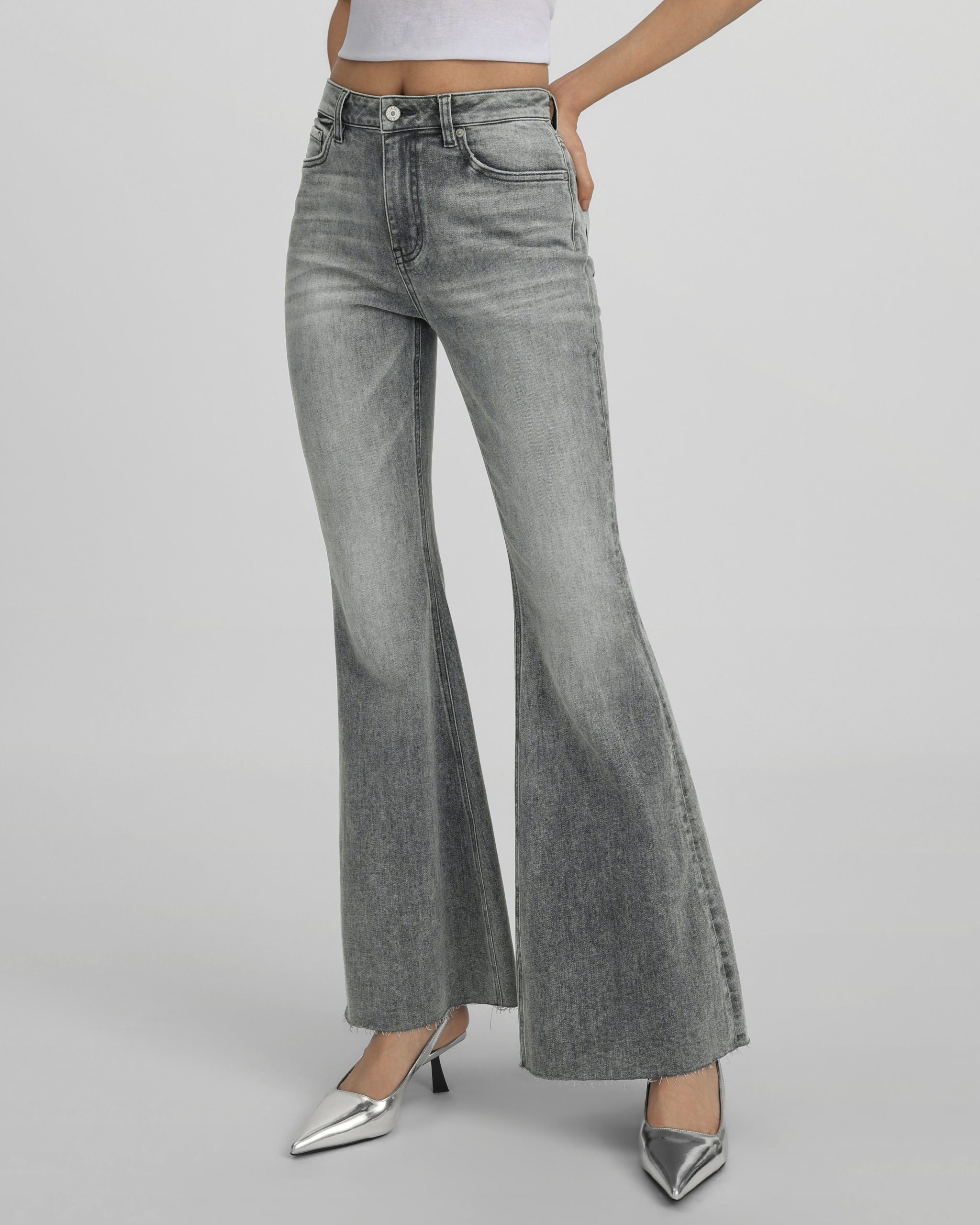 The Boogie Child Fray Jeans - Smoke and Mirrors - Image 2