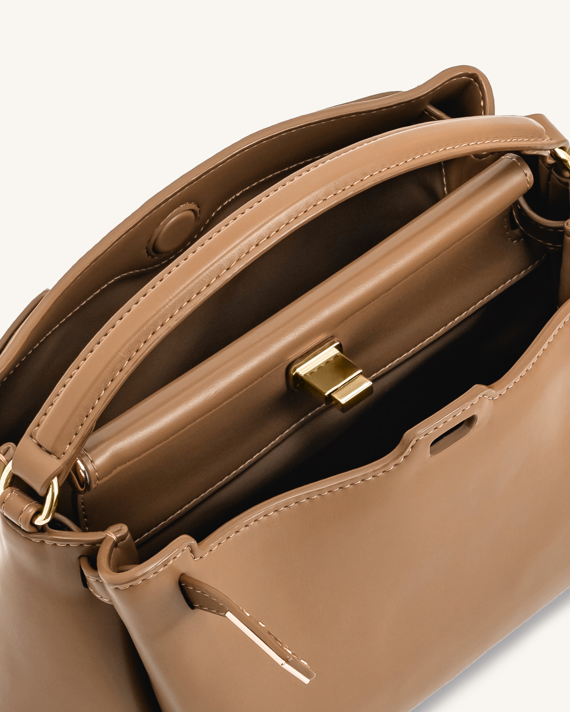 Carmen Top Handle Bag - Brown - Image 5