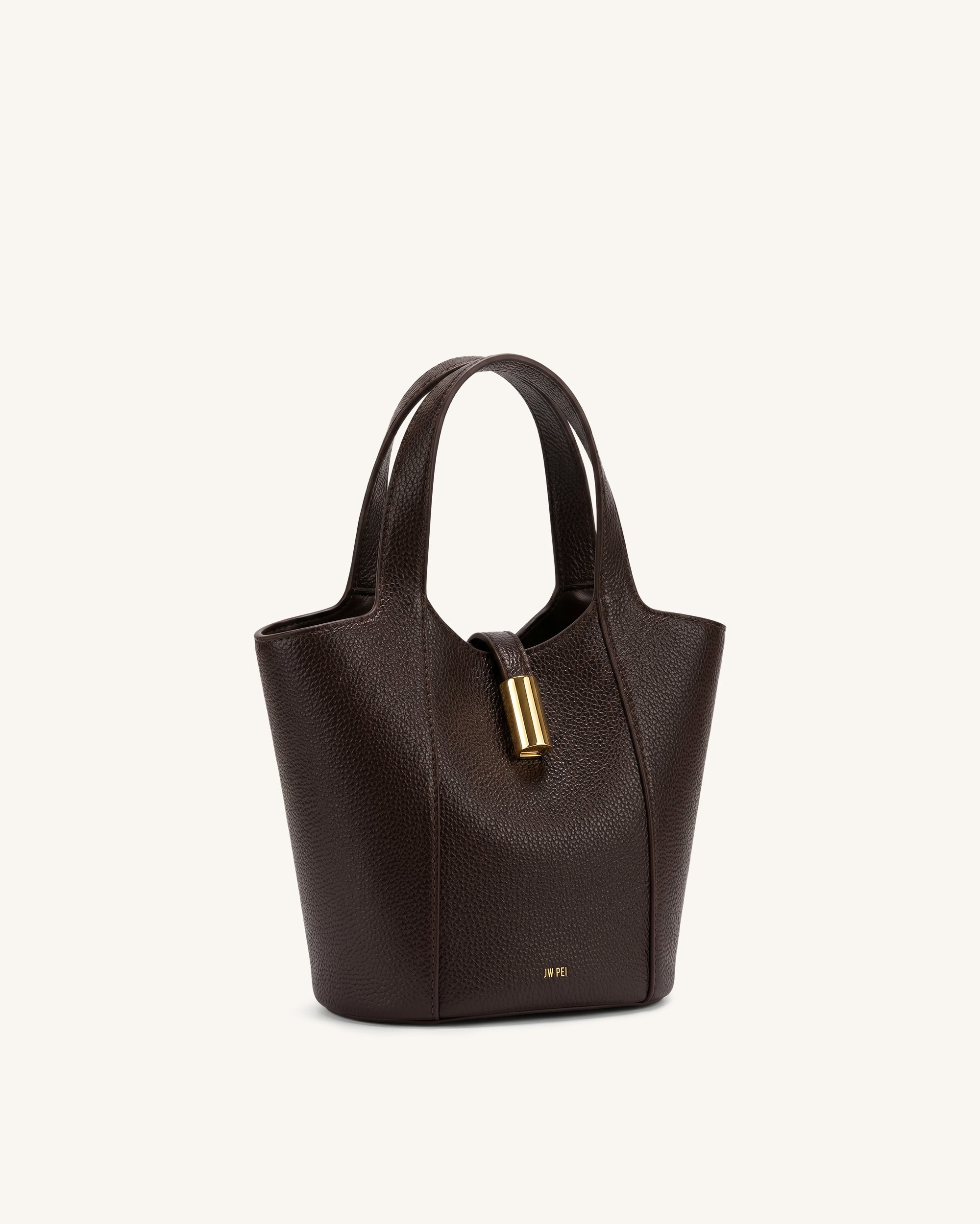 Bella Bucket Bag - Dark Brown - Image 2