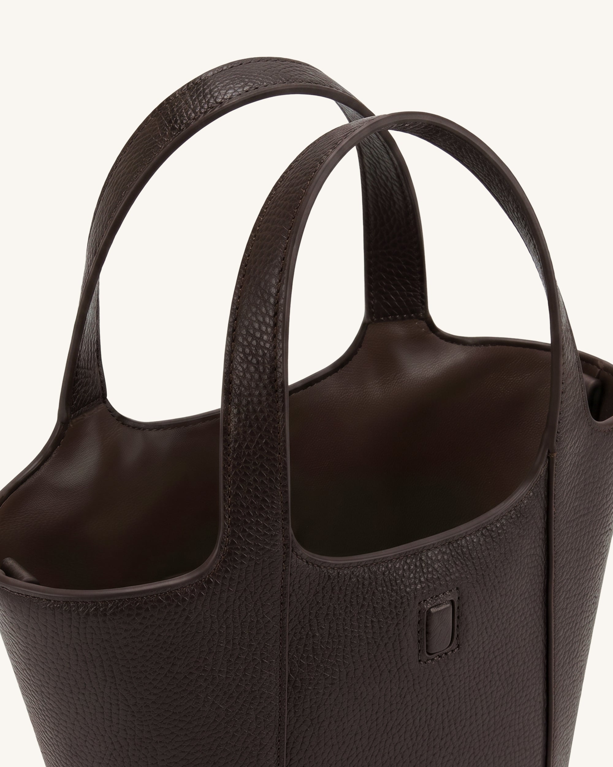 Bella Bucket Bag - Dark Brown - Image 4