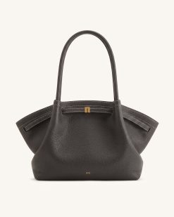 Hana Large Tote Bag - Dark Gray