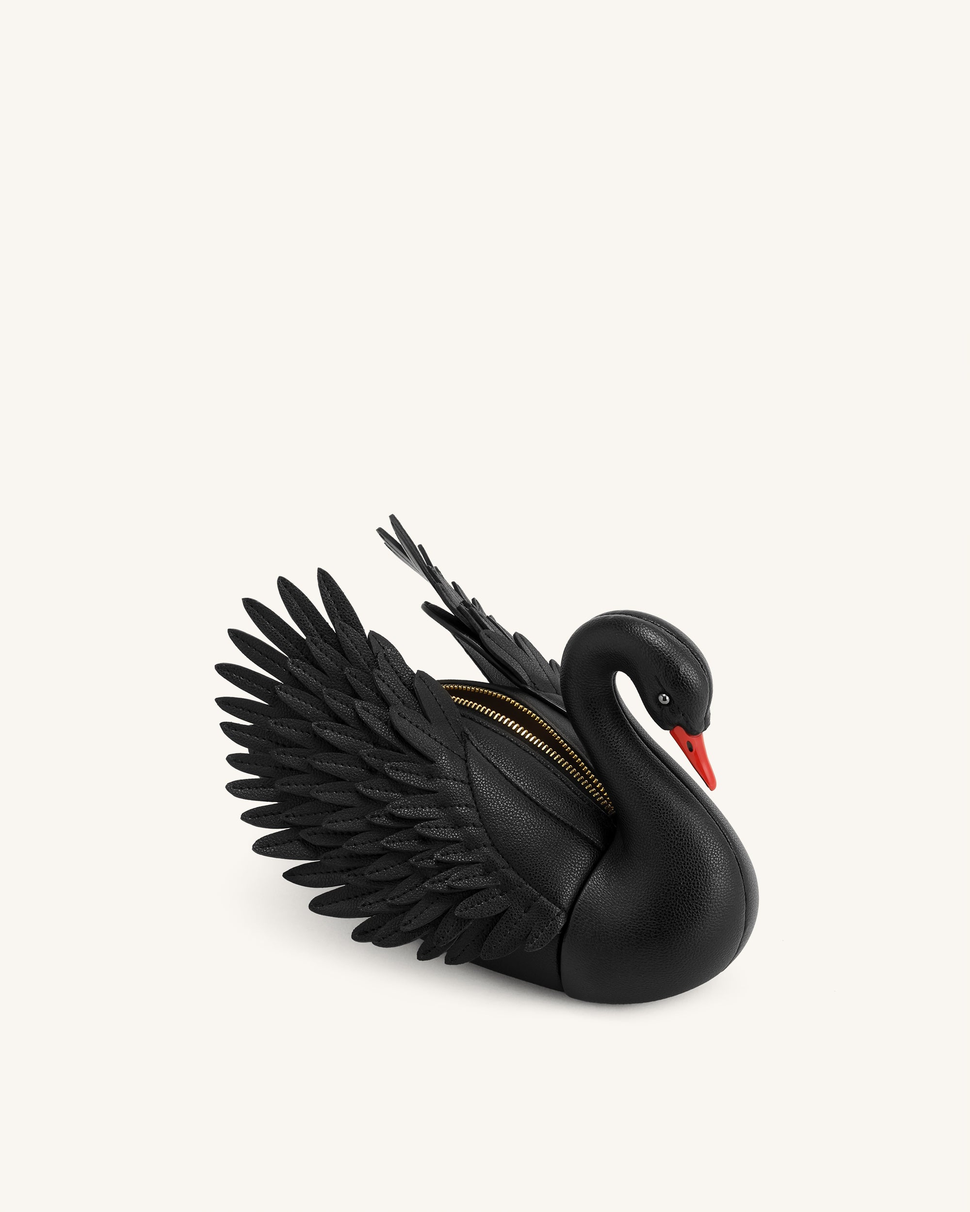 Alani Swan Shaped Crossbody Bag - Black - Image 4