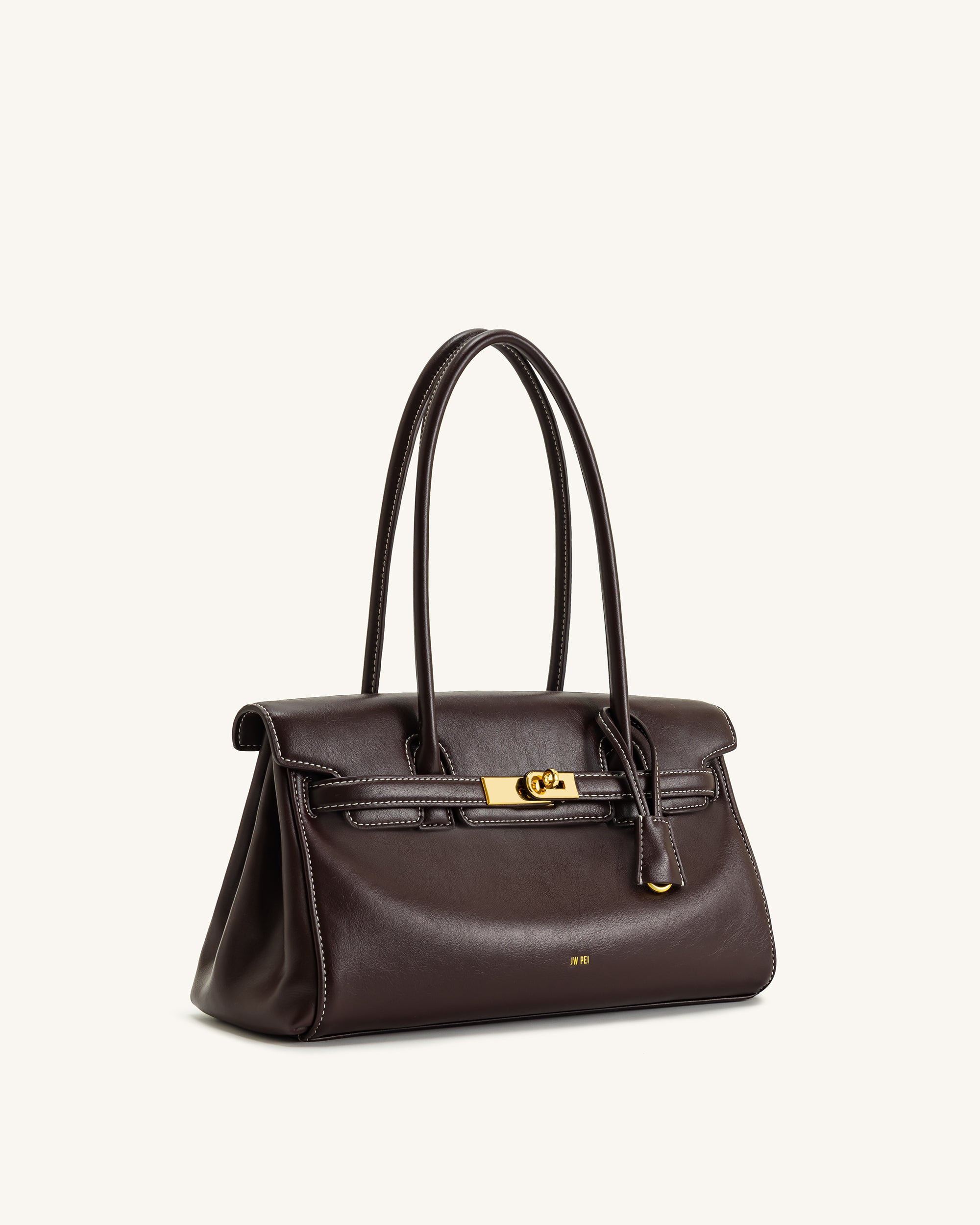 Yara Shoulder Bag - Dark Brown - Image 3