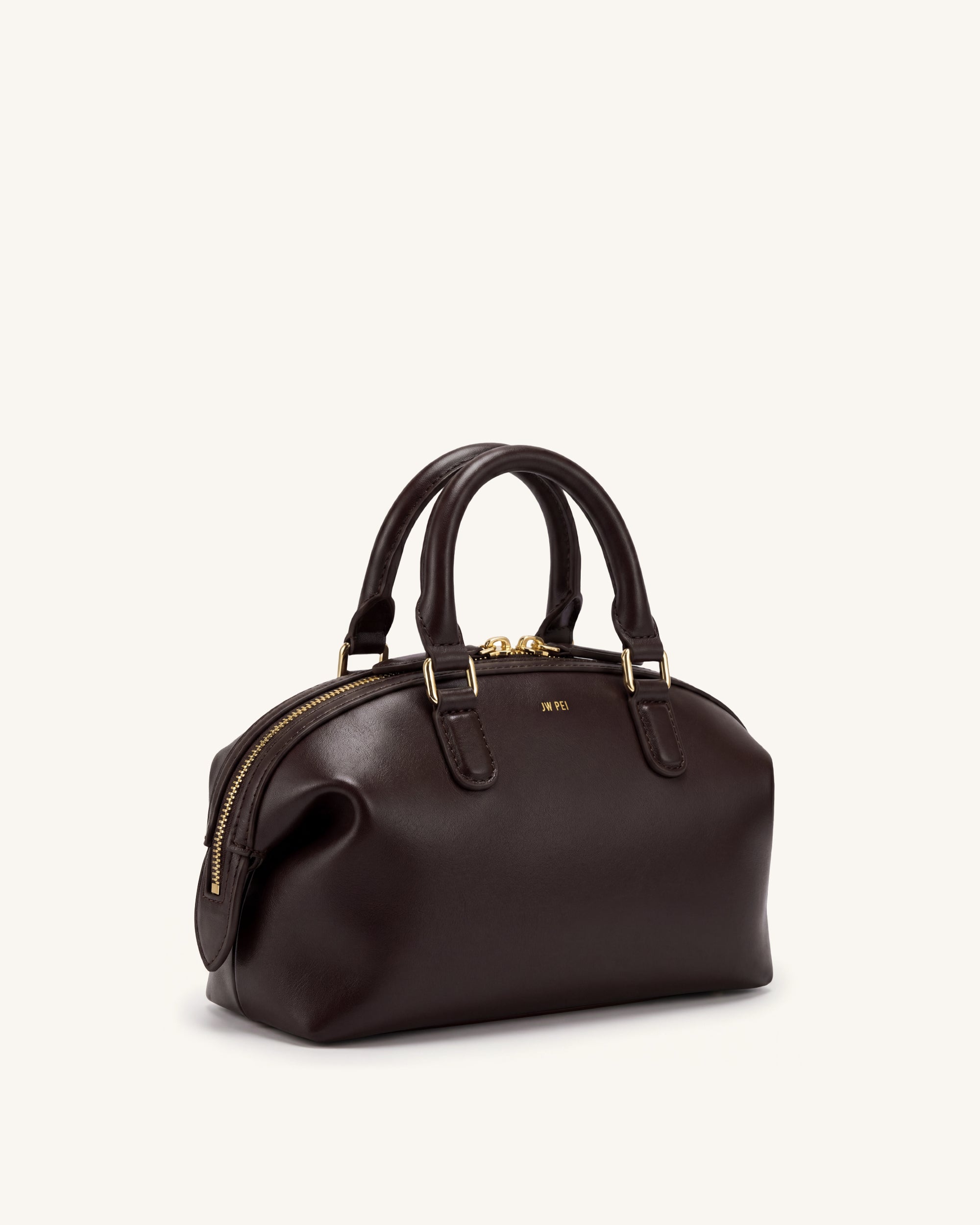 Arlo Top Handle Bag - Dark Brown - Image 2