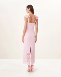 Alternative view of Orchid Embroidered Corset Dress - Dusty Rose