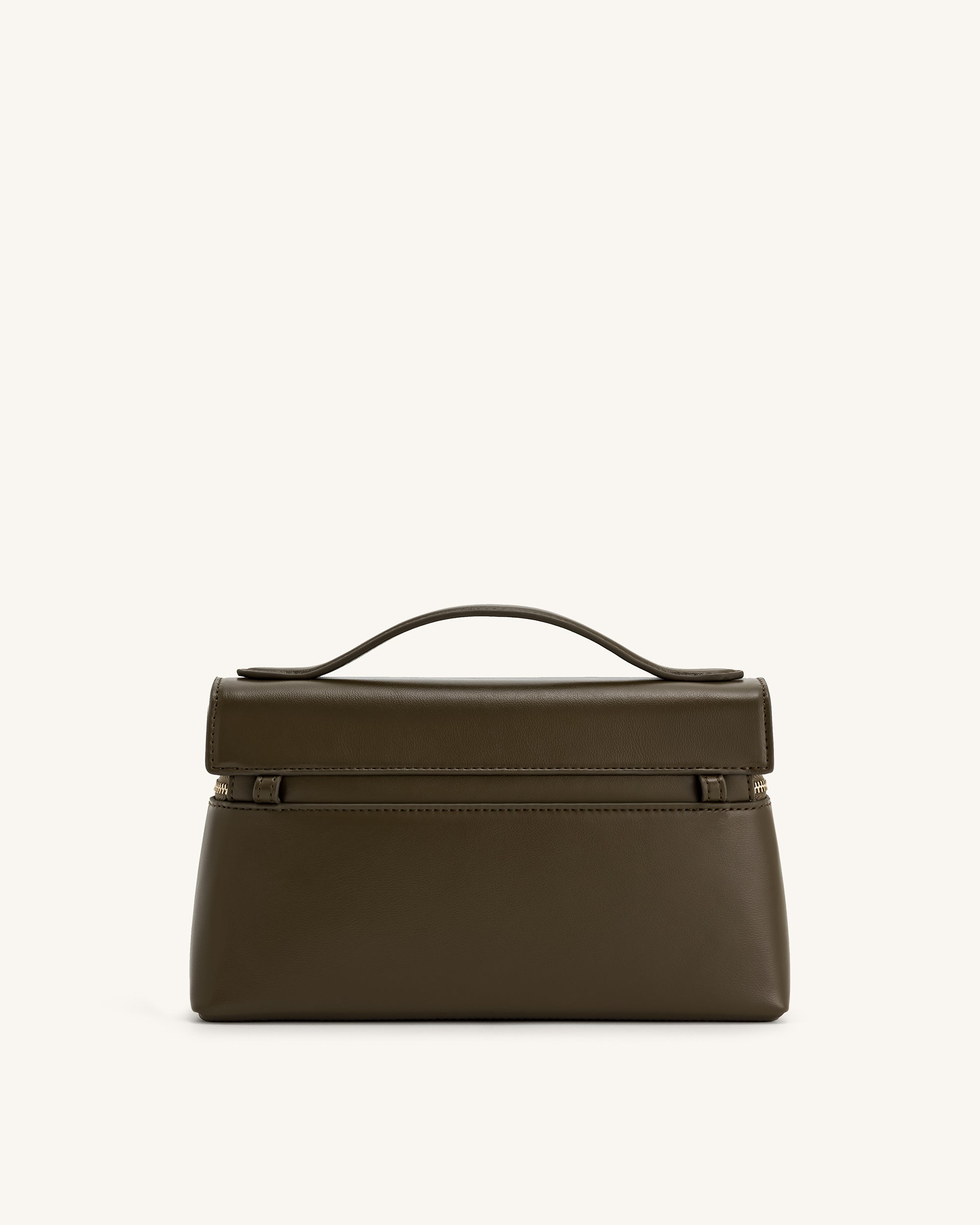 Thea Top Handle Bag - Dark Olive - Image 4
