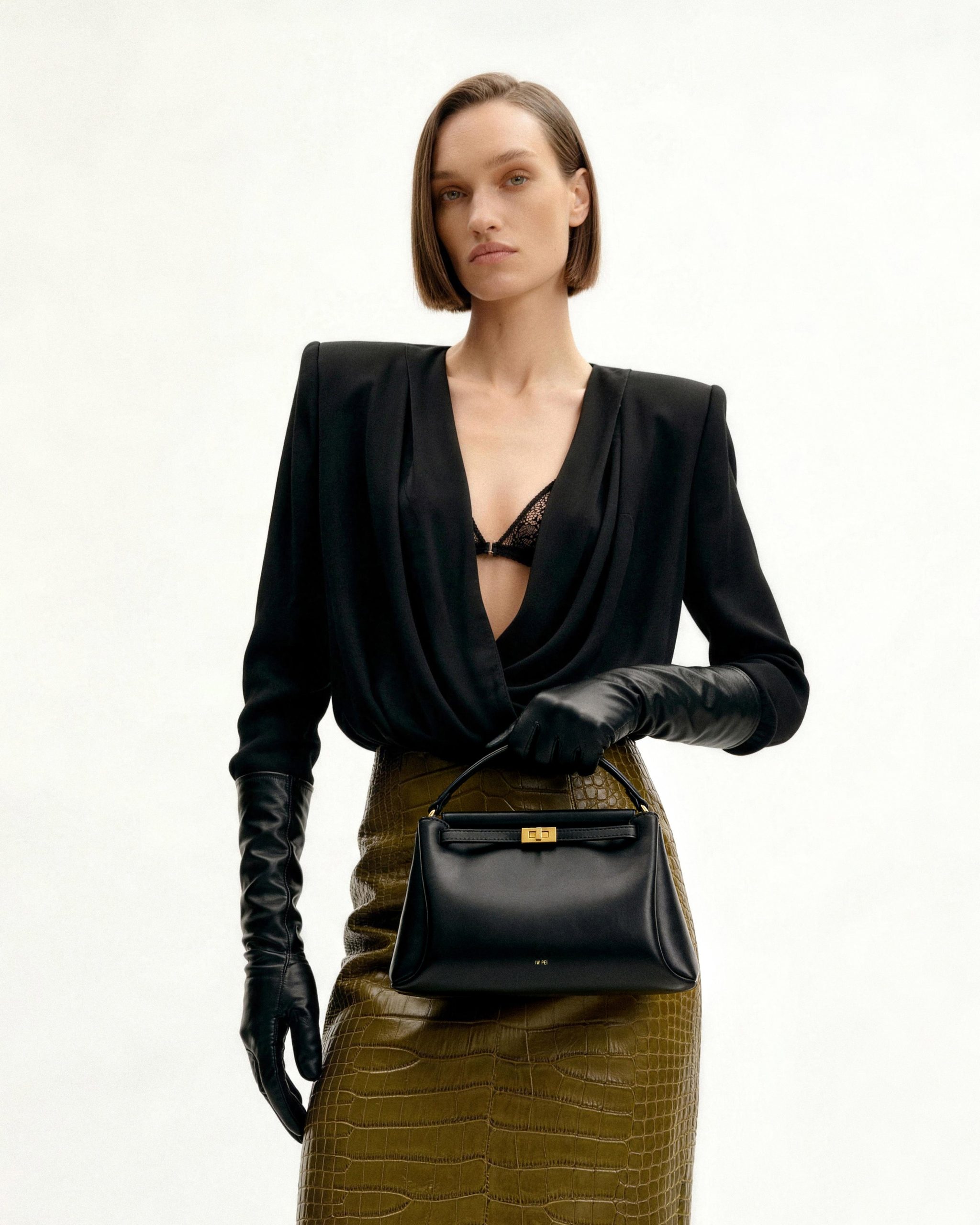 Carmen Top Handle Bag - Black - Image 2