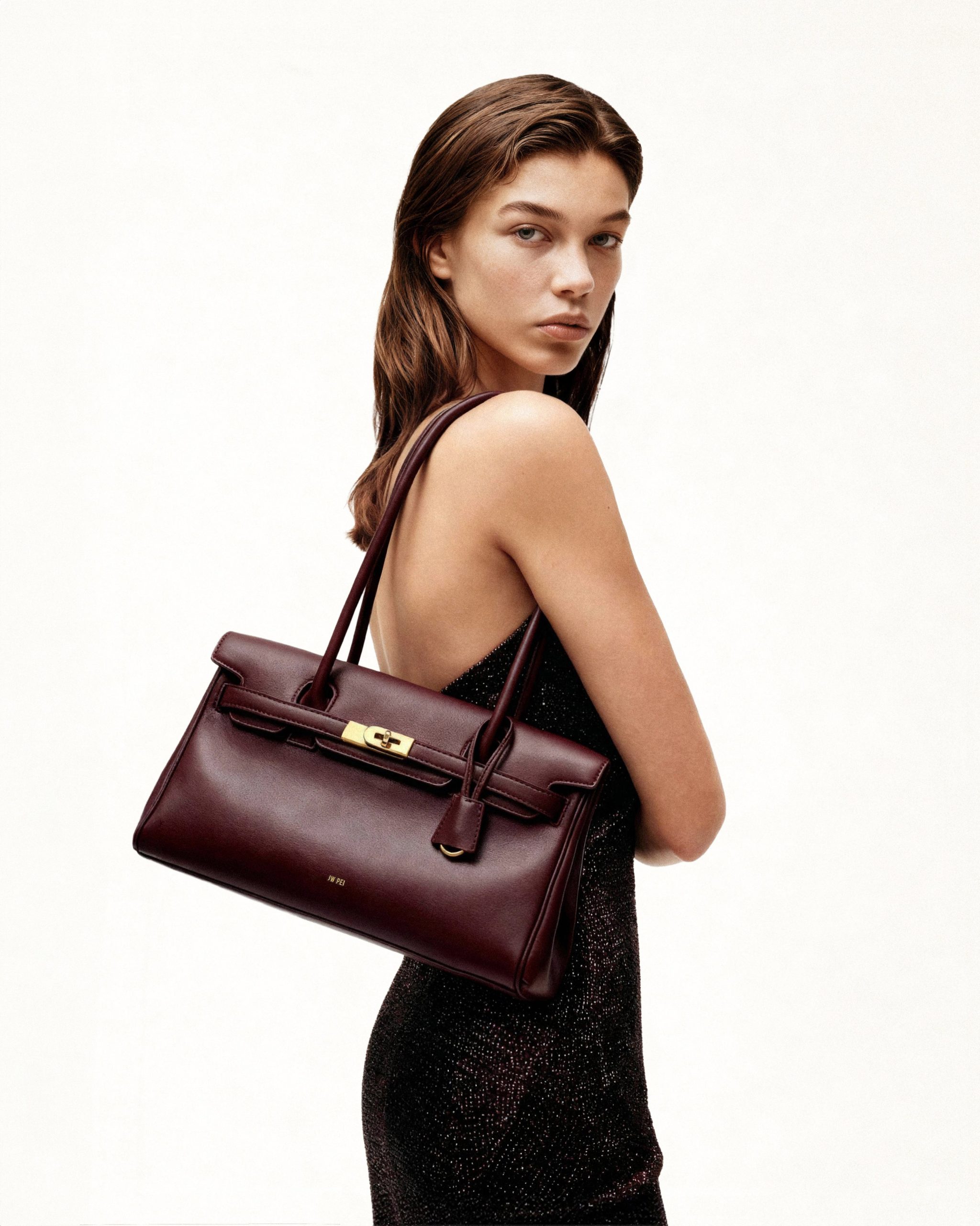 Yara Shoulder Bag - Deep Burgundy - Image 2
