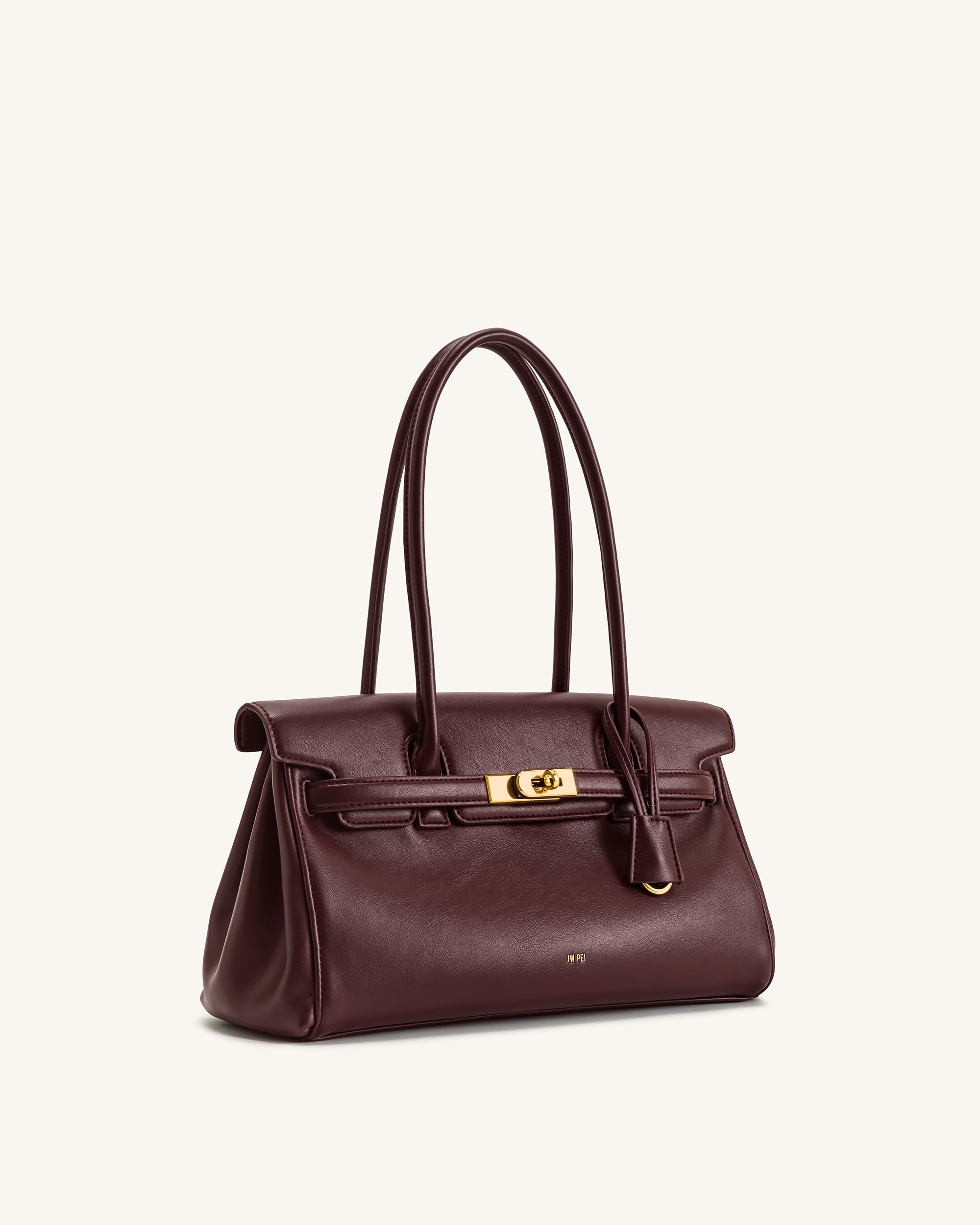 Yara Shoulder Bag - Deep Burgundy - Image 3