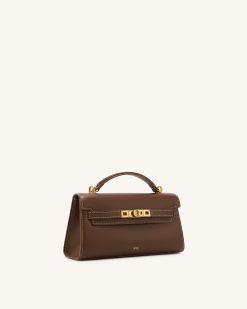 Alternative view of Noor Top Handle Bag - Amber Brown
