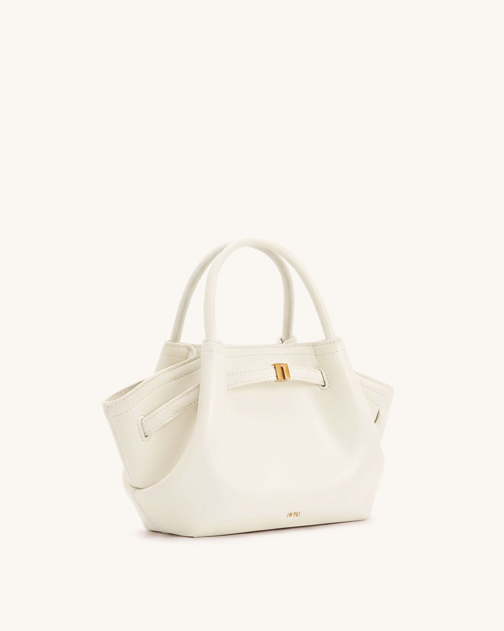 Hana Mini Tote Bag - Off White - Image 2