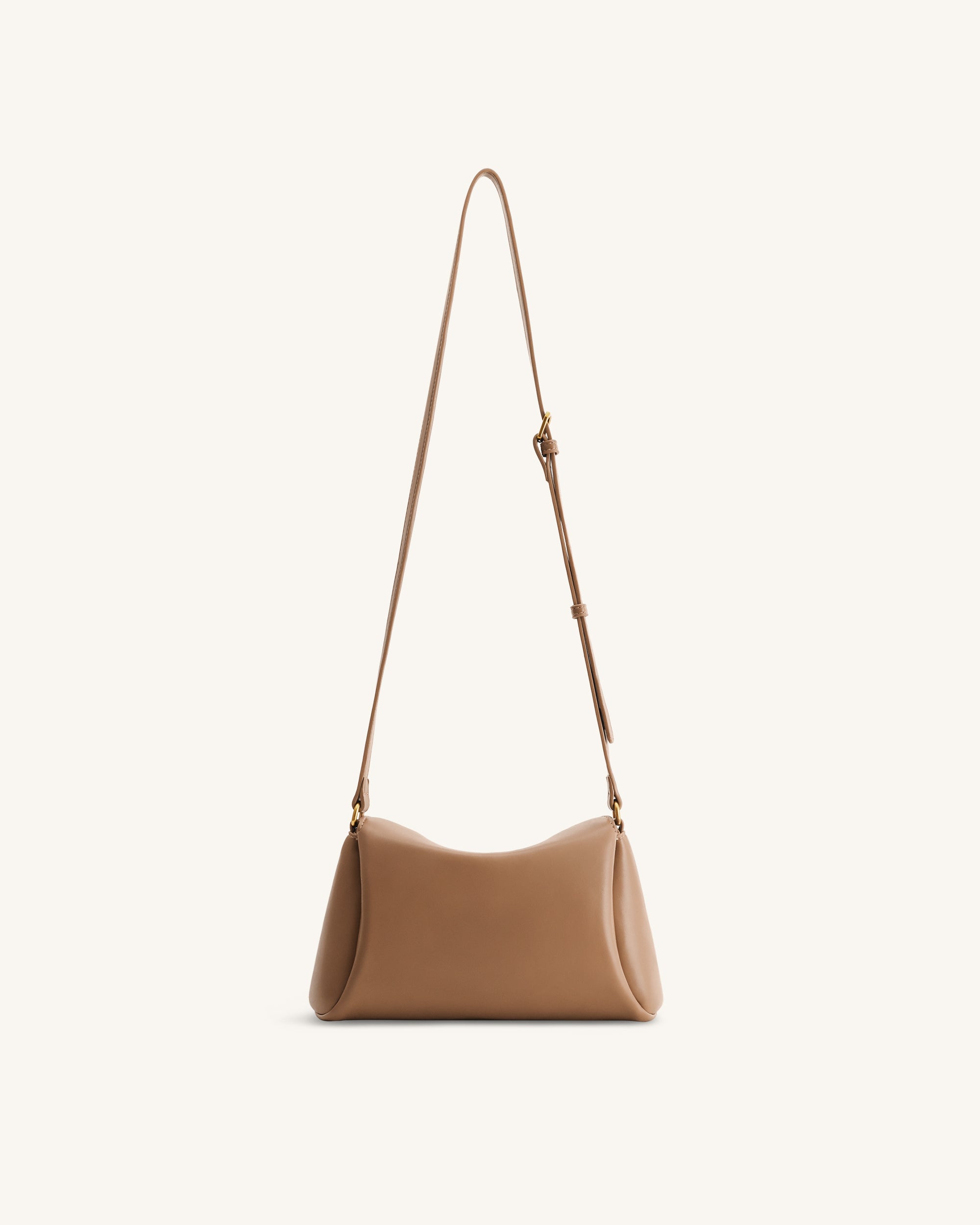 Greta Twist-Lock Crossbody Bag - Brown - Image 3