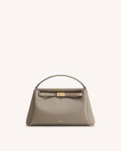 Carmen Top Handle Bag - Taupe