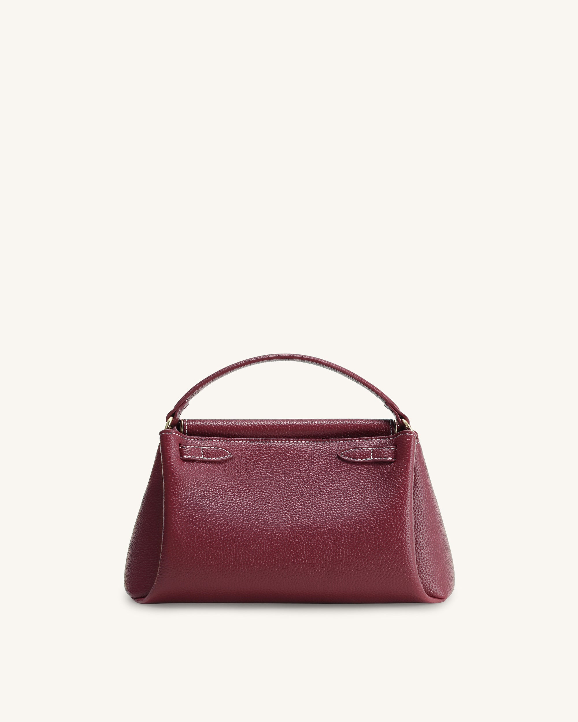 Carmen Top Handle Bag - Burgundy - Image 3
