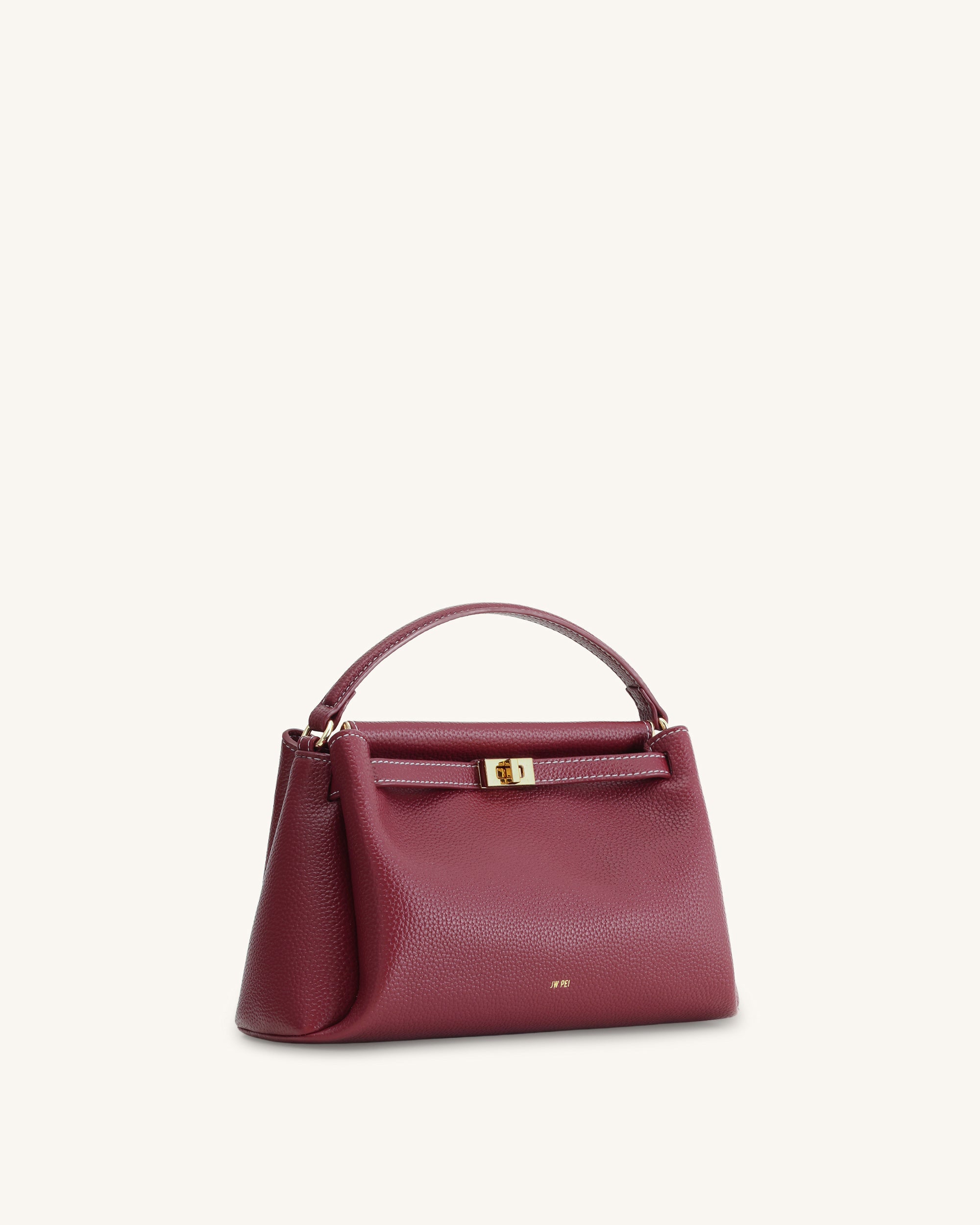 Carmen Top Handle Bag - Burgundy - Image 2