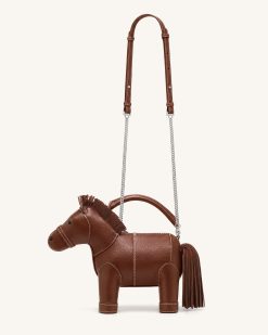 Alternative view of Harper Horse Top Handle Bag - Brown
