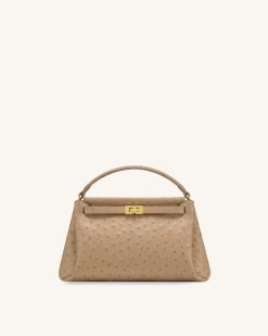 Carmen Top Handle Bag - Earth Brown