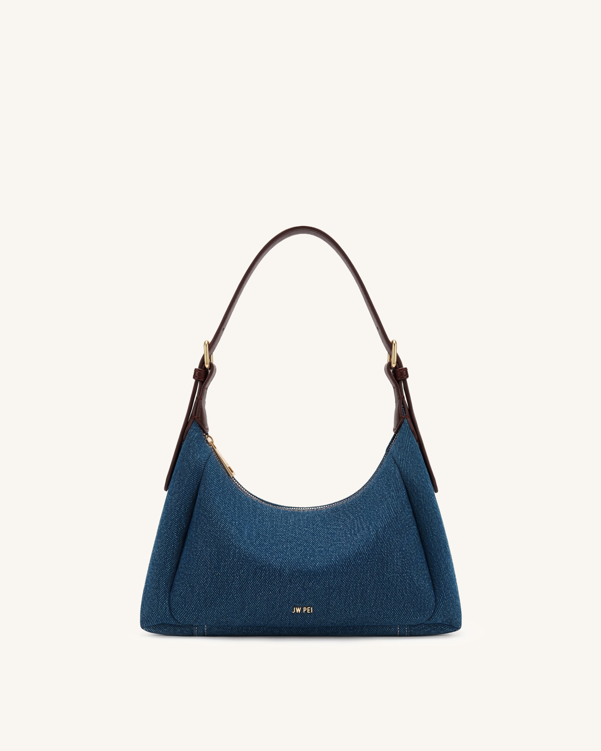 Velora Denim Shoulder Bag - Blue Denim