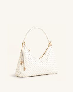 Alternative view of Lorena Woven Shoulder Bag - Ivory