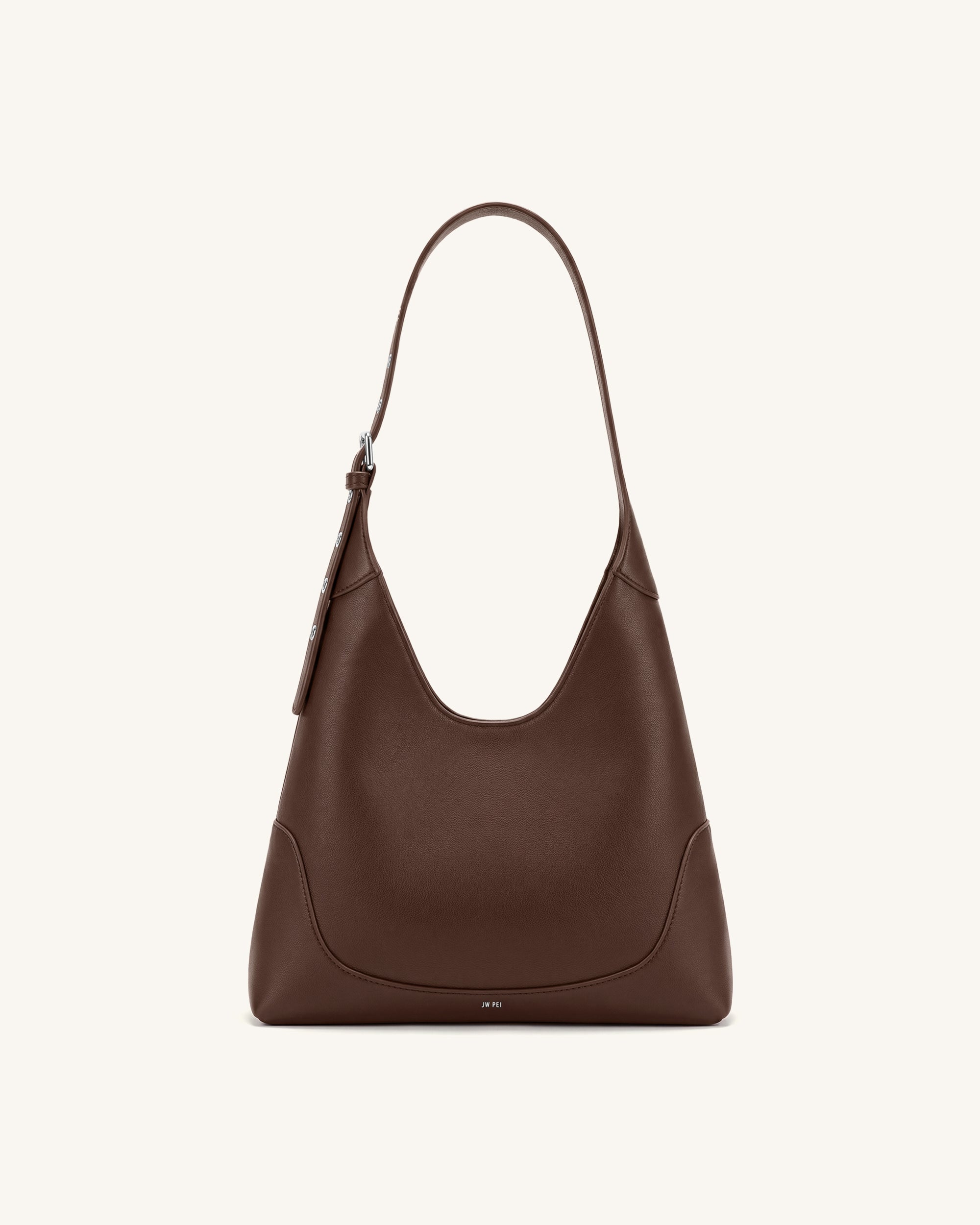 Willow Soft Hobo Shoulder Bag - Dark Brown