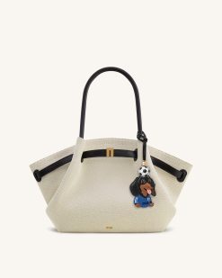 Alternative view of World Cup Dachshund Soccer Ball Bag Charm - Blue