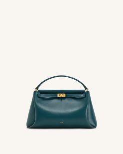 Carmen Top Handle Bag - Teal