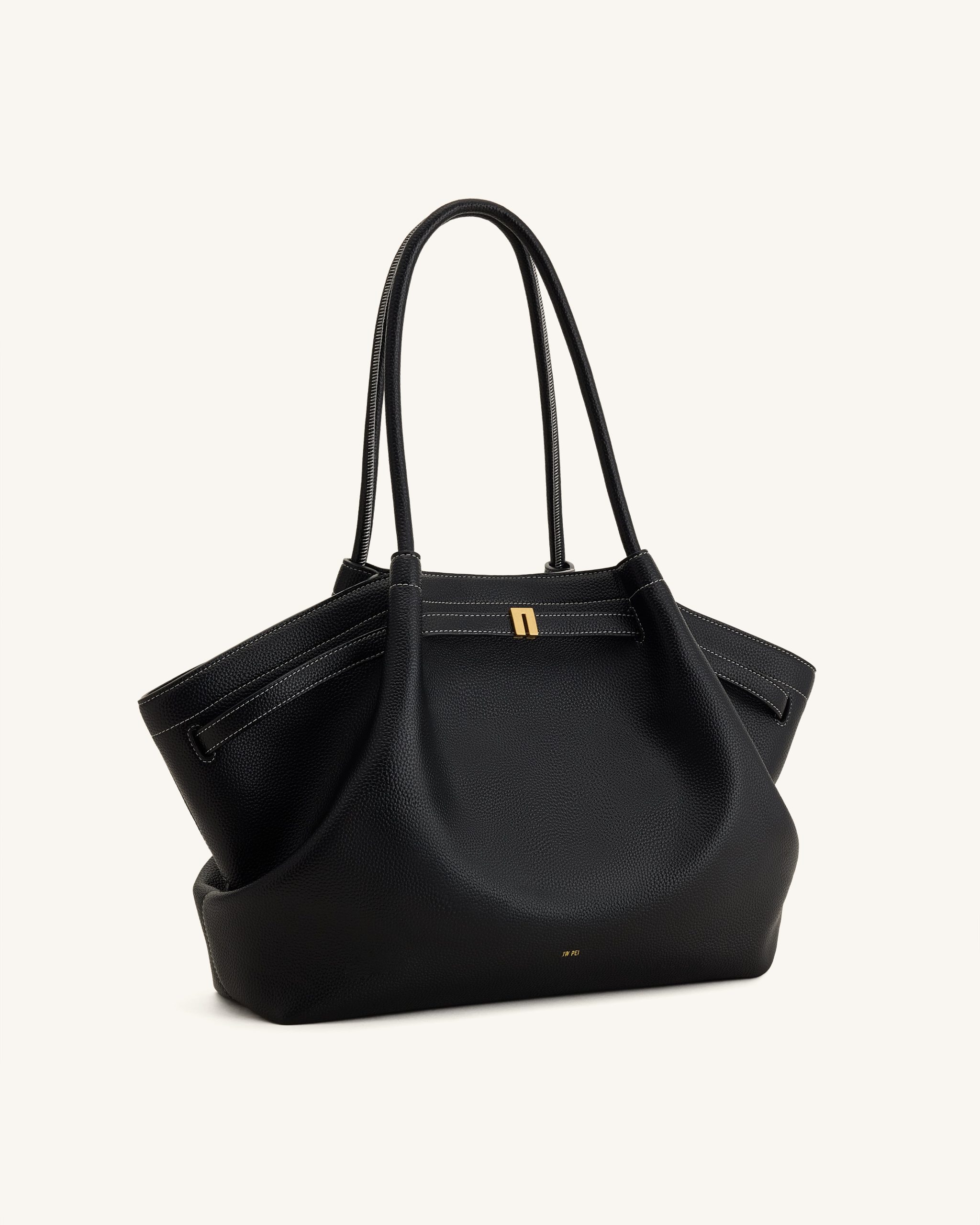 Hana Large Tote Bag - Black - Image 3