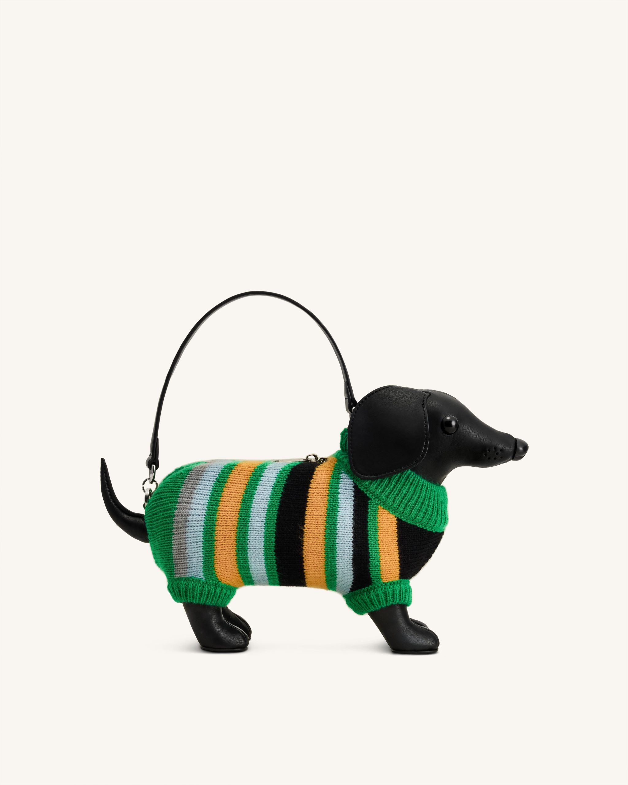 Addison Dachshund Handbag - Black - Image 3