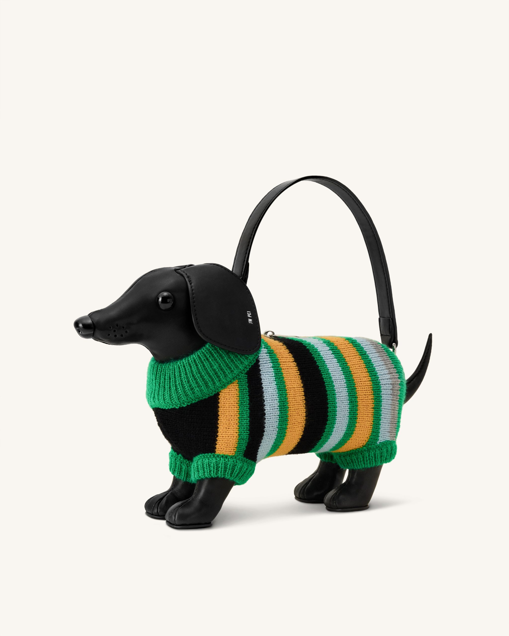 Addison Dachshund Handbag - Black - Image 2