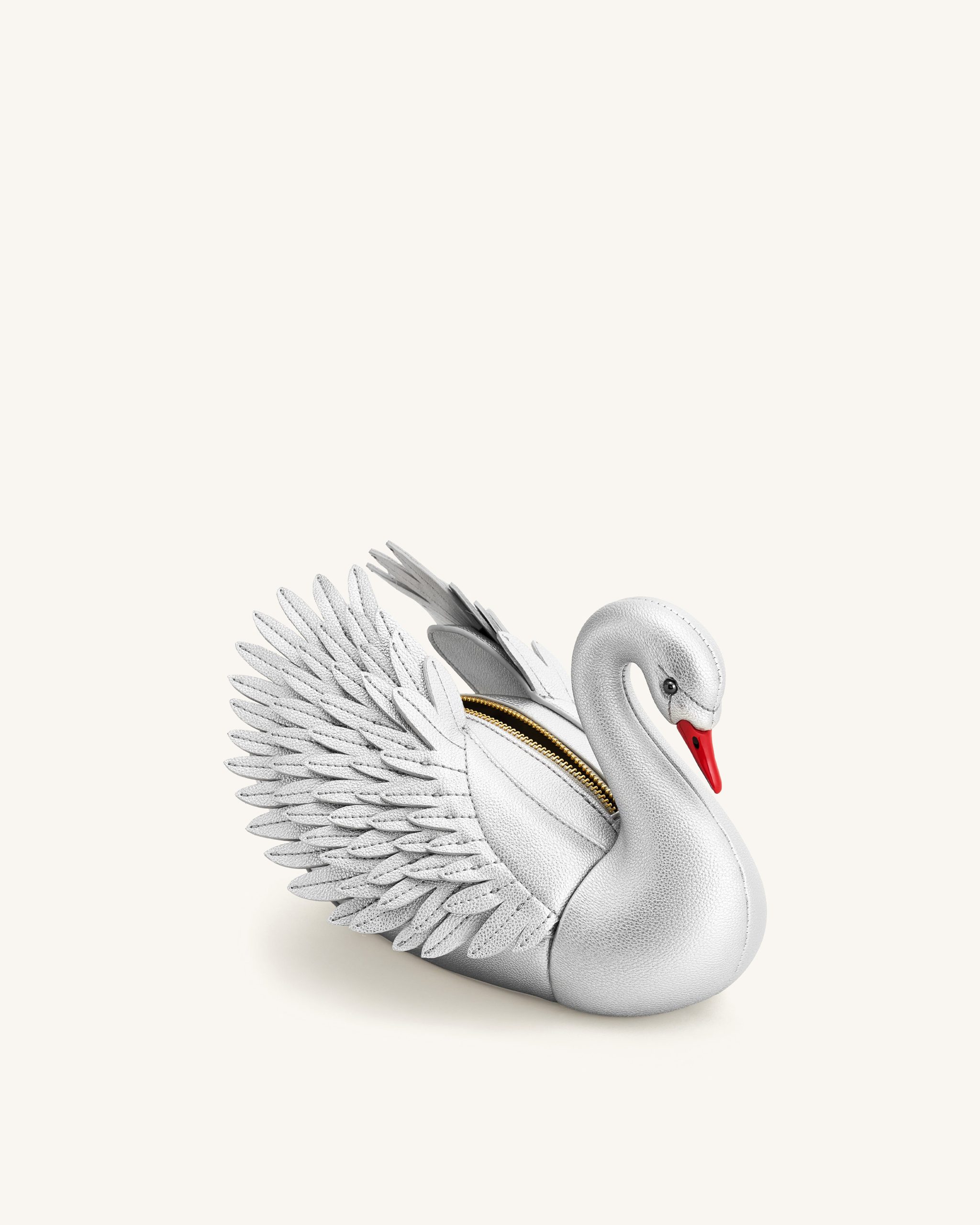 Alani Swan Shaped Crossbody Bag - Silver - Image 4